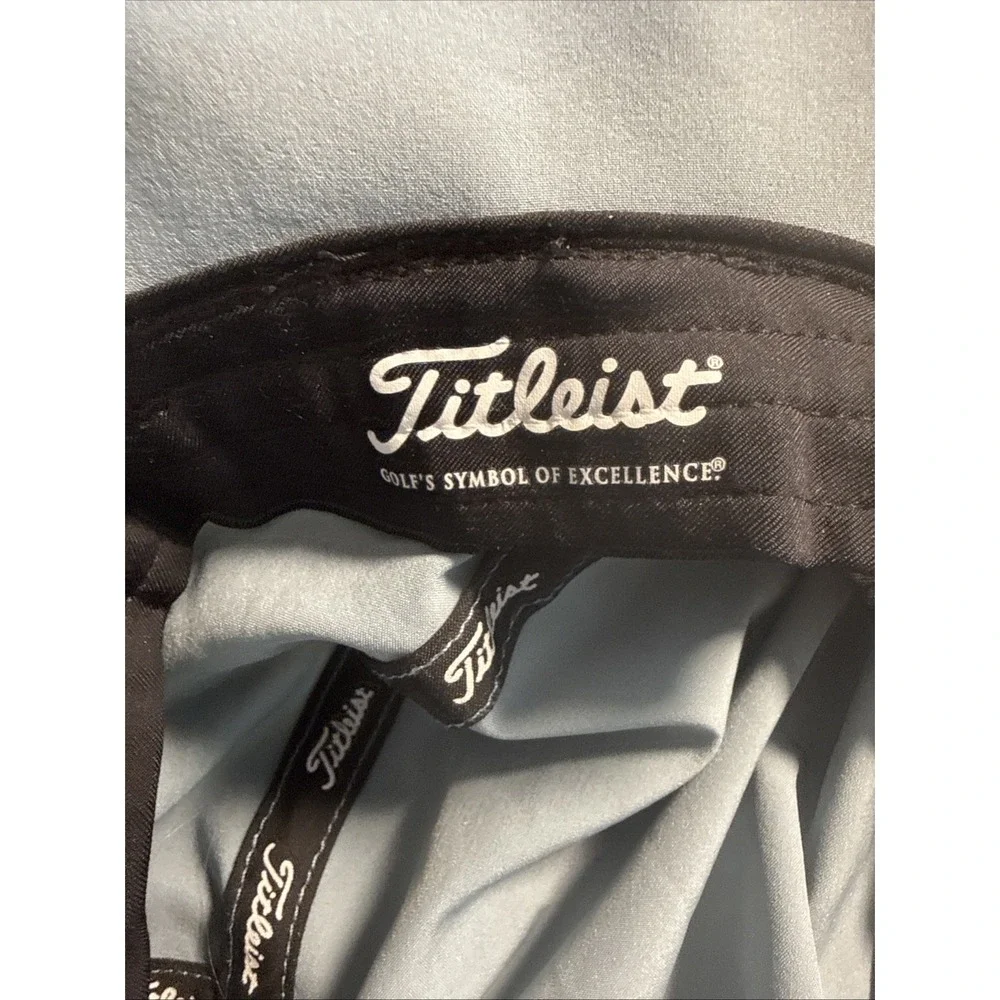 Titleist Golf Bucket Hat Men Grey Wide Brim Sun Boonie Cap Adjustable